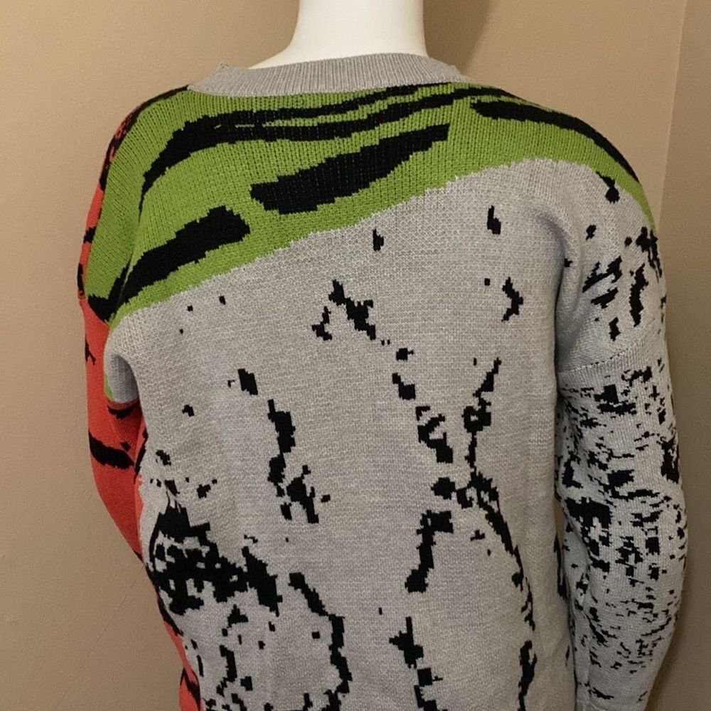 NWOT Oversized Multi-Color Sweater Dress - Picture 16 of 16